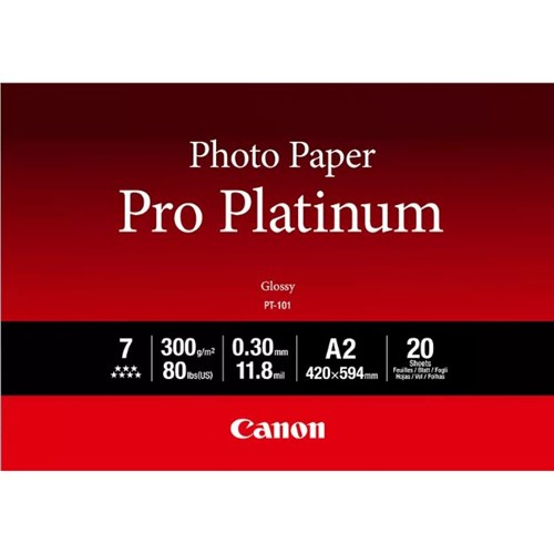 CANON Pro Platinum PT-101 A2 20Folhas